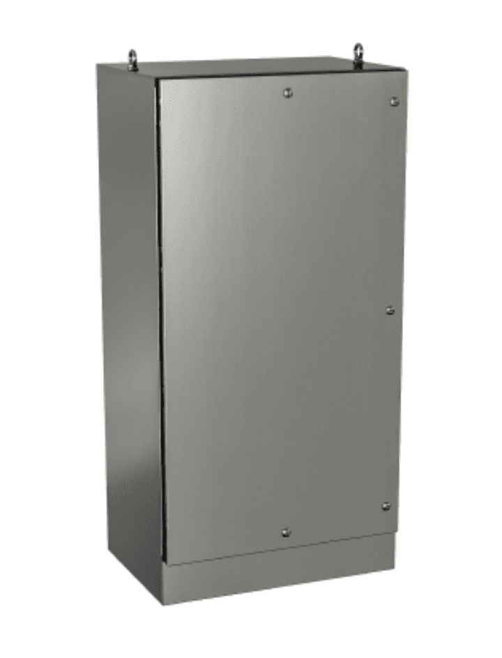 Eurobex Manufacturing 9412 SS722418P 9412 SS722418P EXM - Stainless steel free standing enclosure (Painted) 9412 SS722418P on Advantage Electric Supply