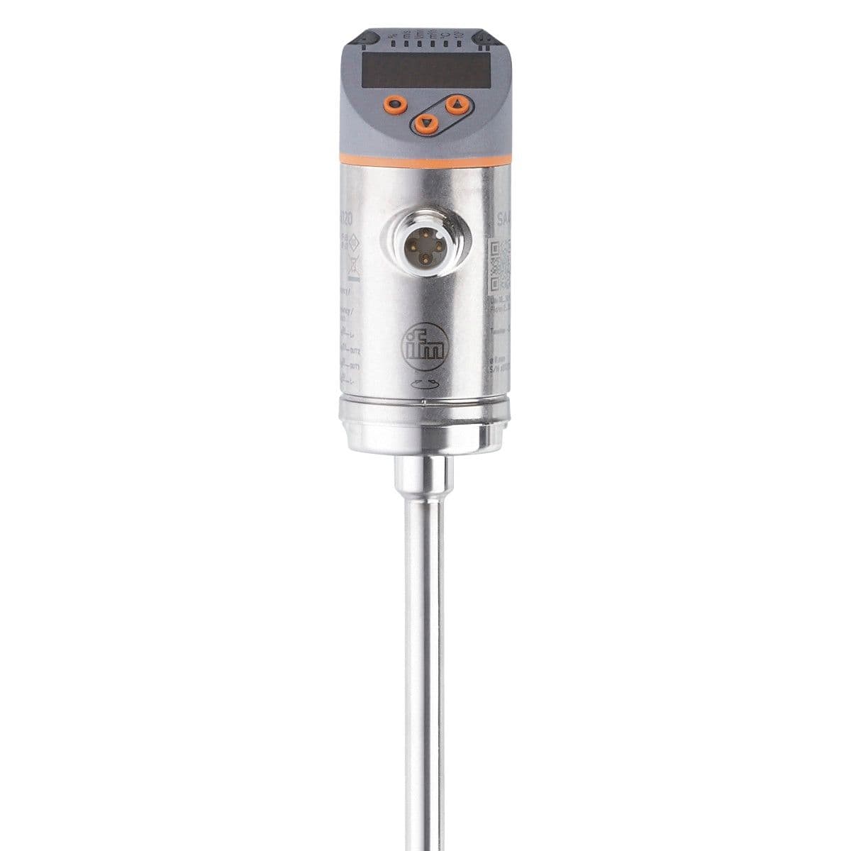 ifm Electronic SA4120 Flow sensor, Measurement of flow and temperature at the same time, Number of inputs and outputs: Number of digital outputs: 2; Number of analog outputs: 1, Process connection: Diameter Ø 8 mm, System: gold-plated contacts, Installation: Adjustable to insi SA4120 on Advantage Electric Supply