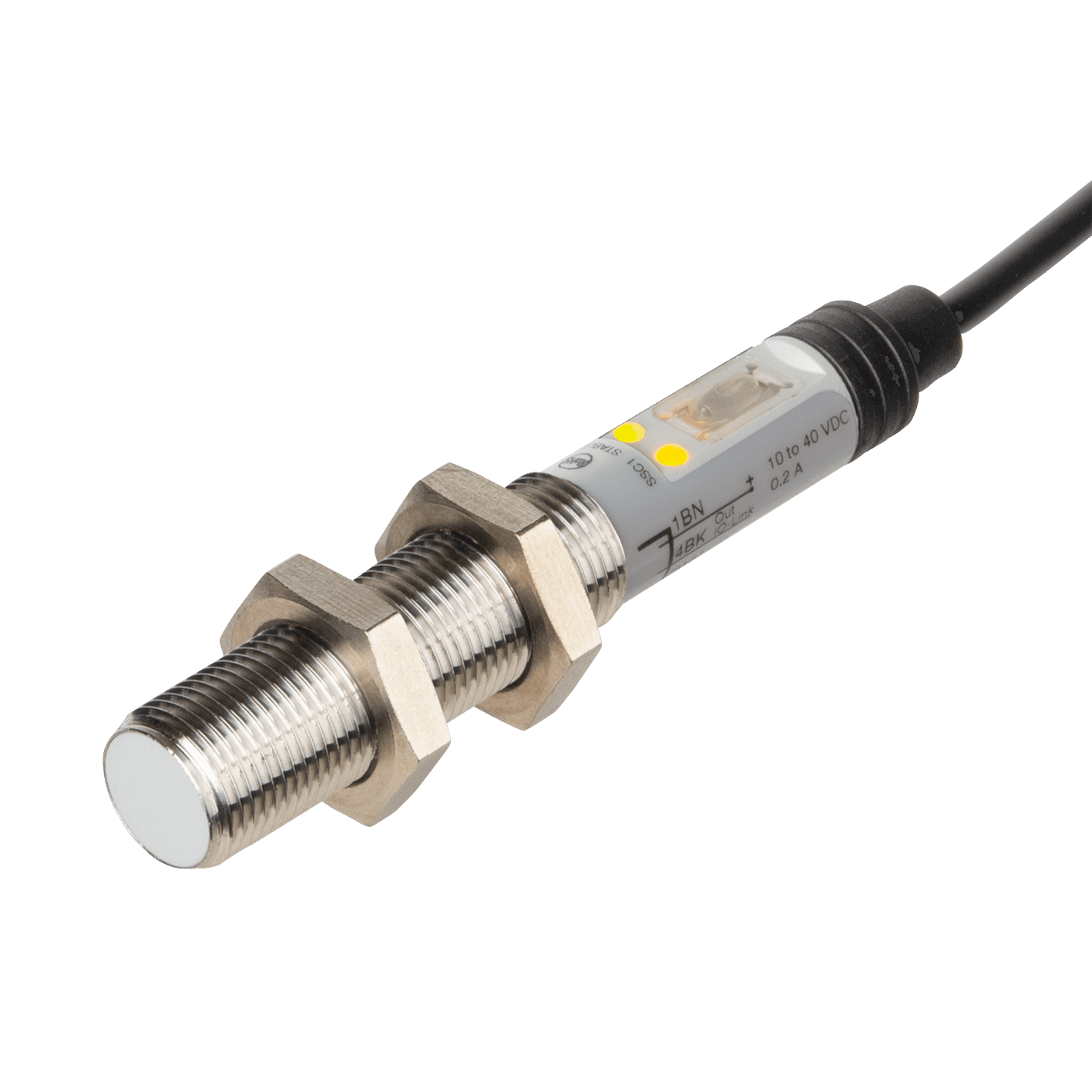 Carlo Gavazzi CA12EAF04BPA2IO Capacitive Proximity Sensor, Flush mountable, Sensing Range 4mm, Adjustable 0.5-4mm, Power Supply 10-40VDC, NPN/PNP Output, N.O./N.C., IO-Link, Cable PVC, AISI316L Housing M12 x 78mm, 4th Gen. Tripleshield, Improved EMC performances, IP67 IP68 CA12EAF04BPA2IO on Advantage Electric Supply
