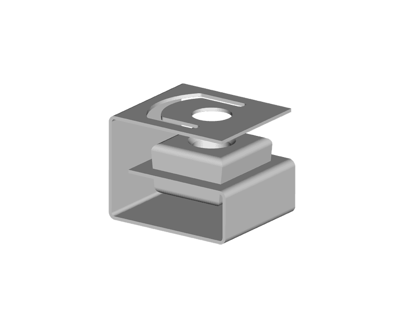 Saginaw Control SCE-NR1032 Package, Nut Retainer (20ea), Height:4.00", Width:4.00", Depth:0.50", SCE-NR1032 on Advantage Electric Supply