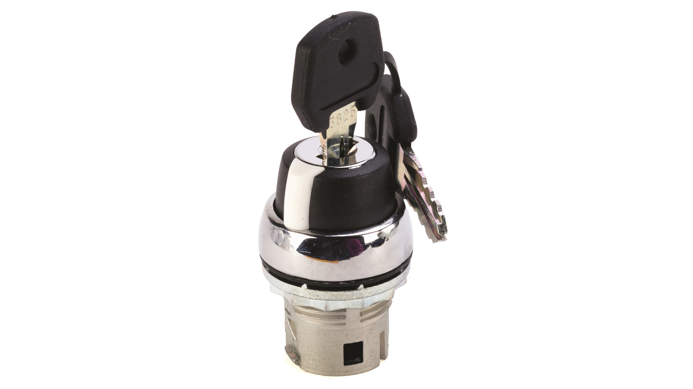 Sprecher + Schuh D7M-KM21RMX11 Sprecher + Schuh D7M-KM21RMX11 - D7 22mm Selector Switch, Keyed, Metal, 2 Position Maintained Key Left, Black w/White Insert, Ronis Key 455, Metal Latch, 1NO 1NC Standard, UL Type 4/13, IP66 D7M-KM21RMX11 on Advantage Electric Supply