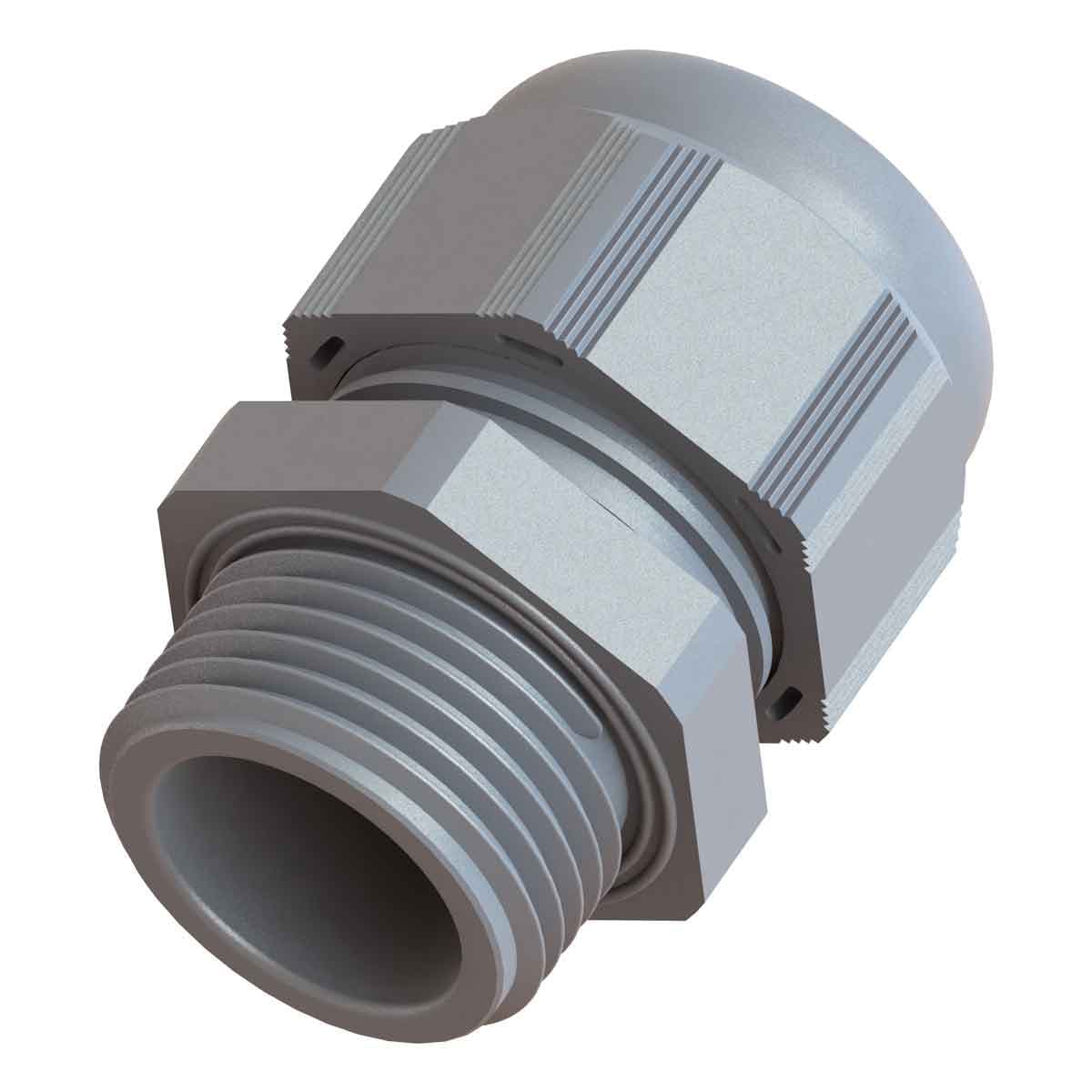 SAB PMG-63R SAB PMG-63R Gray Polyamide Dome Cap Cord Grip with reducer bushing and M63 threads, locknut included PMG-63R on Advantage Electric Supply