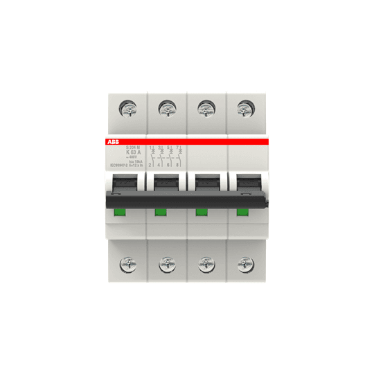 ABB Control 2CDS274001R0607 2CDS274001R0607 ABB Control - S204M-K63 Miniature Circuit Breaker - 4P - K - 63 A 2CDS274001R0607 on Advantage Electric Supply