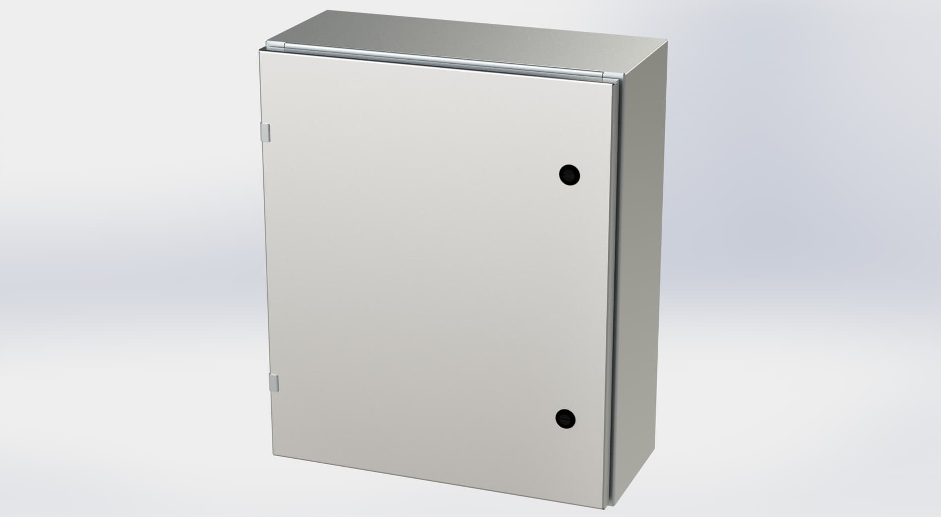 Saginaw Control SCE-24EL2008SSLP S.S. EL Enclosure, Height:24.00", Width:20.00", Depth:8.00", #4 brushed finish on all exterior surfaces. Optional sub-panels are powder coated white. SCE-24EL2008SSLP on Advantage Electric Supply