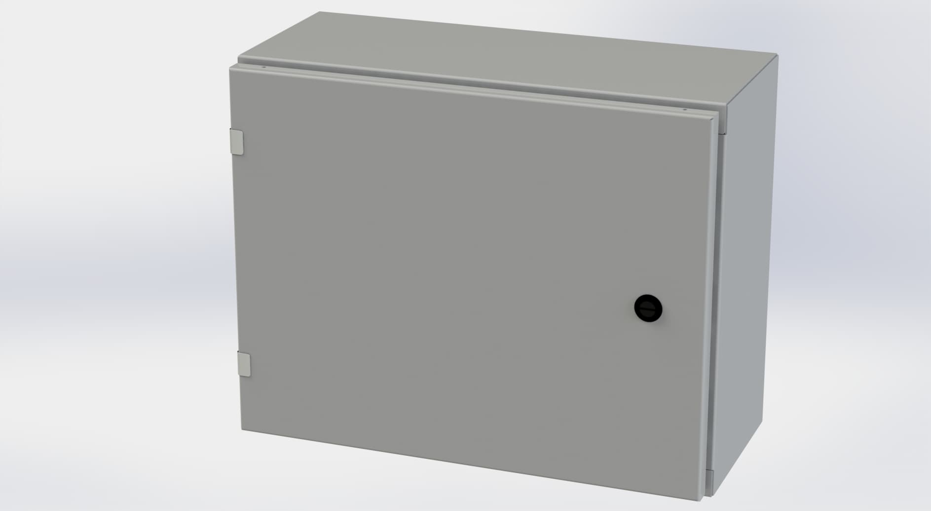 Saginaw Control SCE-16EL2008LP EL Enclosure, Height:16.00", Width:20.00", Depth:8.00", ANSI-61 gray powder coating inside and out. Optional sub-panels are powder coated white. SCE-16EL2008LP on Advantage Electric Supply