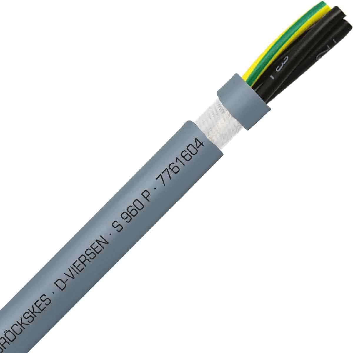 SAB 7761604 S 960 P - 16 AWG/4c, tear & oil resistant continuous flex PUR control cable, UL, CSA, CE, RoHS 7761604 on Advantage Electric Supply