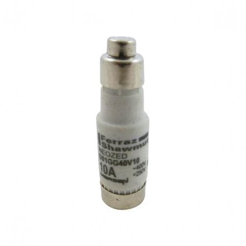 Mersen W211090 Neozed D0 fuse-link gG, 400VAC, D01, 10A, red W211090 on Advantage Electric Supply