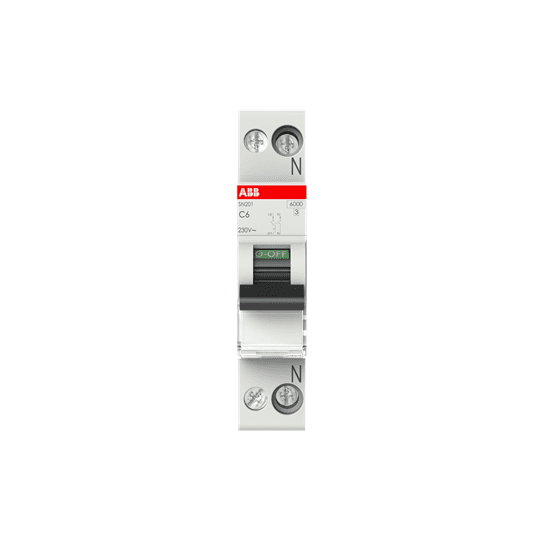ABB Control 2CSS255101R0064 2CSS255101R0064 ABB Control - SN201-C6 Miniature circuit breaker - 1+NP - C - 6 A 2CSS255101R0064 on Advantage Electric Supply