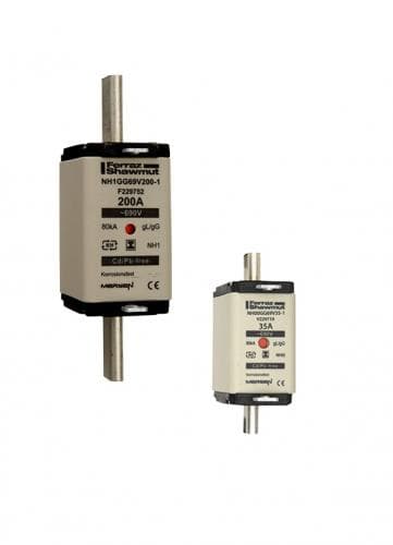 Mersen X229767 NH fuse-link gG, 690VAC, size 2, 300A double indicator/insulated tags X229767 on Advantage Electric Supply