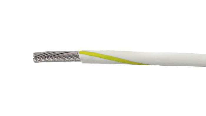 Alpha Wire 3050 WY001 3050 WY001 - Alpha Wire UL 1007/UL 1569 PVC Hook-Up/Lead Wire - 24 AWG - 7/32 Stranded Conductor - Tinned Copper - 300V - White/Yellow - 1000ft 3050 WY001 on Advantage Electric Supply