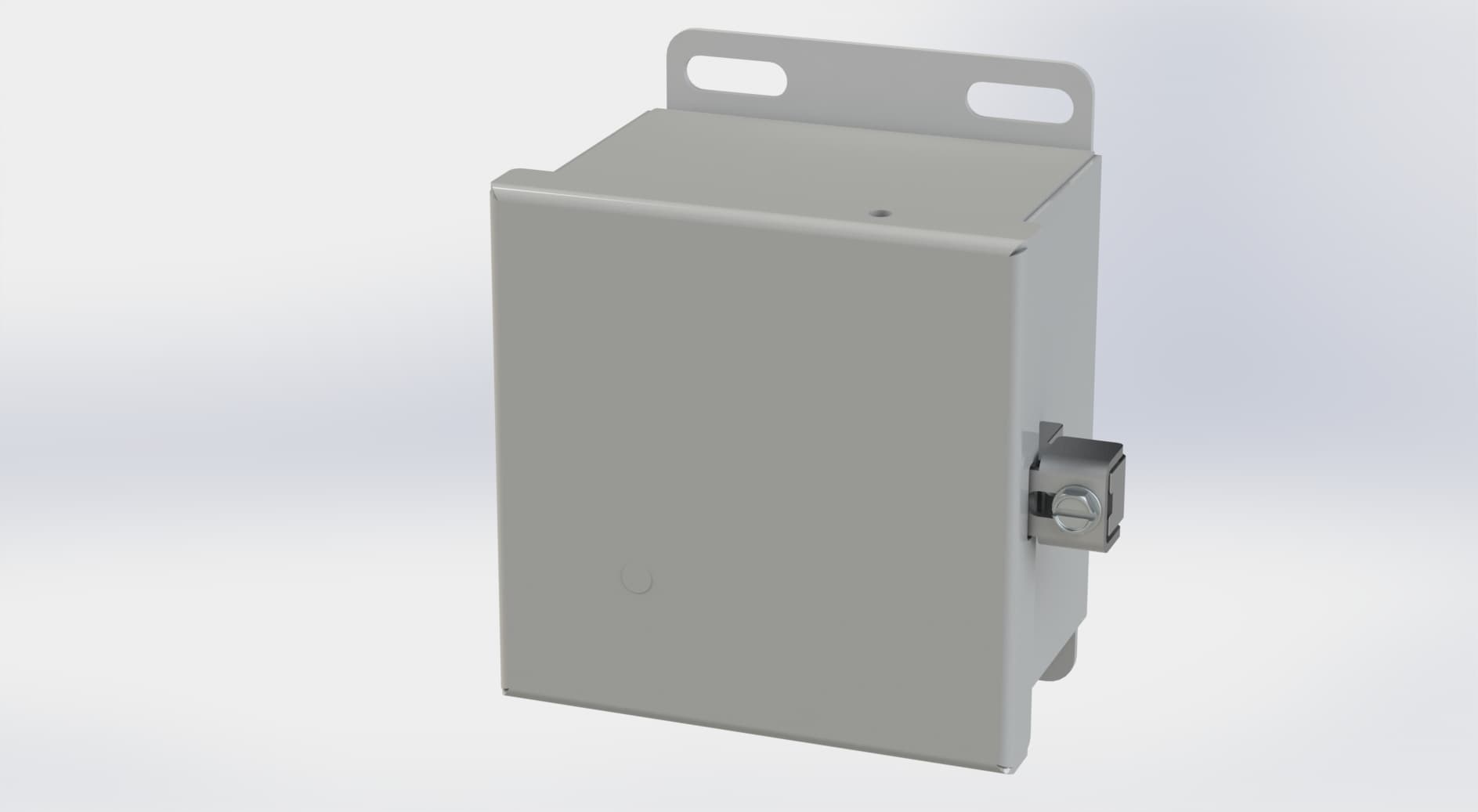 Saginaw Control SCE-404CHNF CHNF Enclosure, Height:4.13", Width:4.00", Depth:3.00", ANSI-61 gray powder coating inside and out. Optional sub-panels are powder coated white. SCE-404CHNF on Advantage Electric Supply