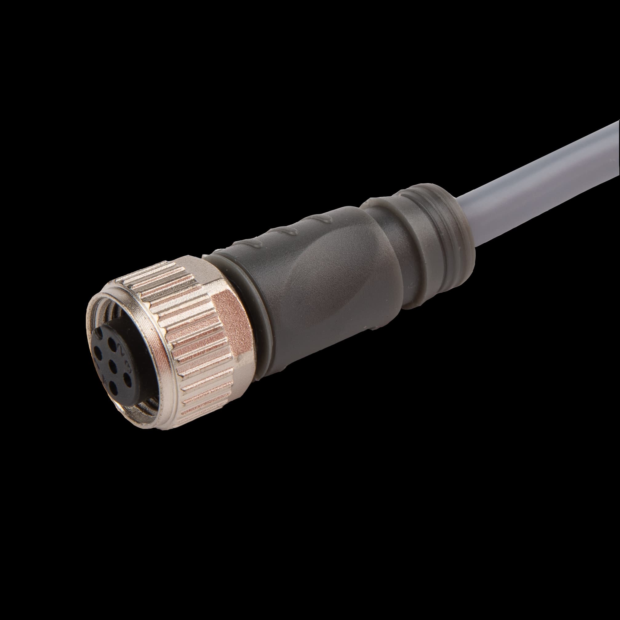 Carlo Gavazzi CONE15NF-S5 Connection cable, Straight M12 plug, Female, 5-wires, PVC 5m cable, IP67, Temperature -40 - +105C CONE15NF-S5 on Advantage Electric Supply