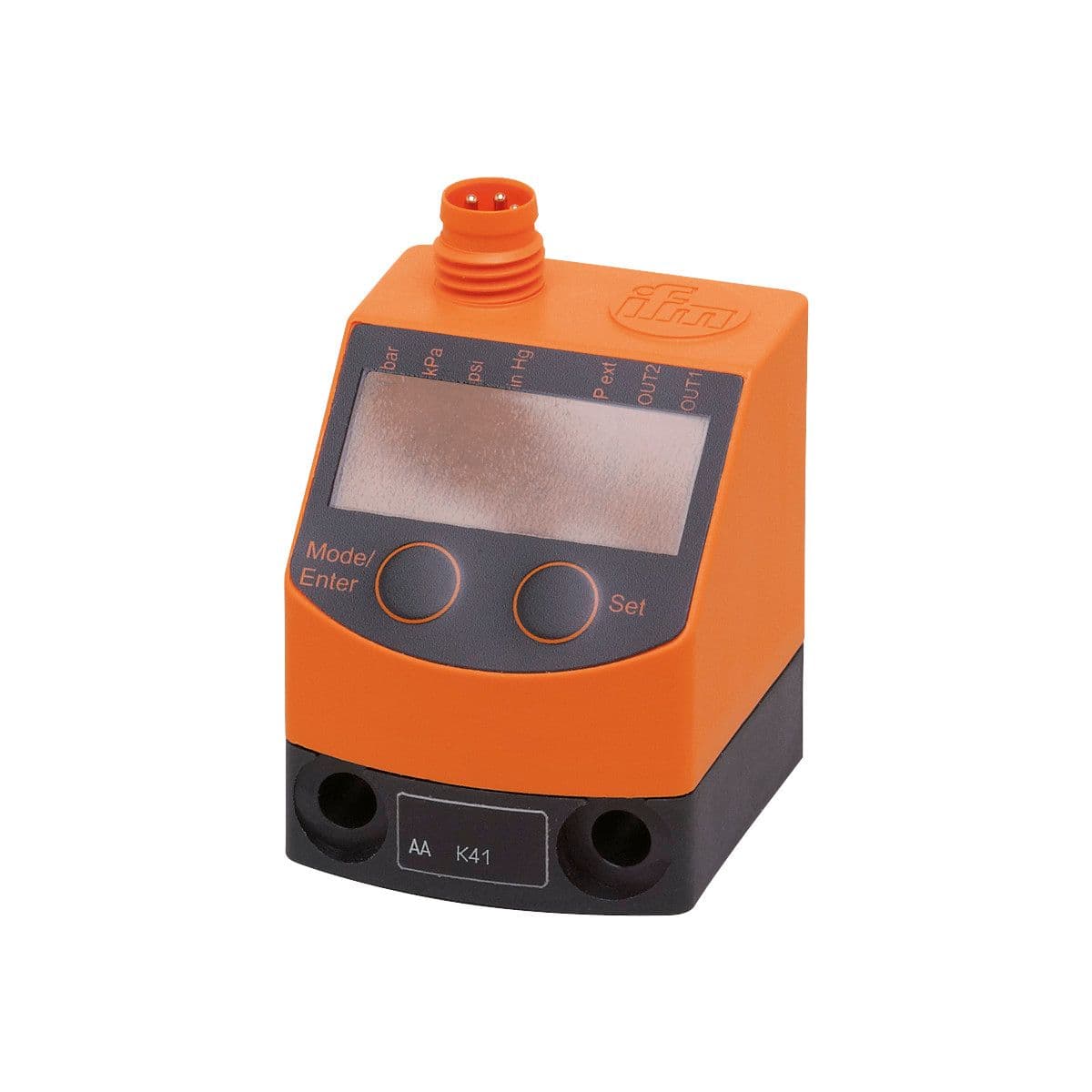 ifm Electronic PQ0809 Pressure sensor for pneumatics, Reliable monitoring of the system pressure in pneumatics and in compressed air systems, Output signal: switching signal, Measuring range: -1...1 bar -1000...1000 mbar, Process connection: threaded connection G 1/8 Internal PQ0809 on Advantage Electric Supply