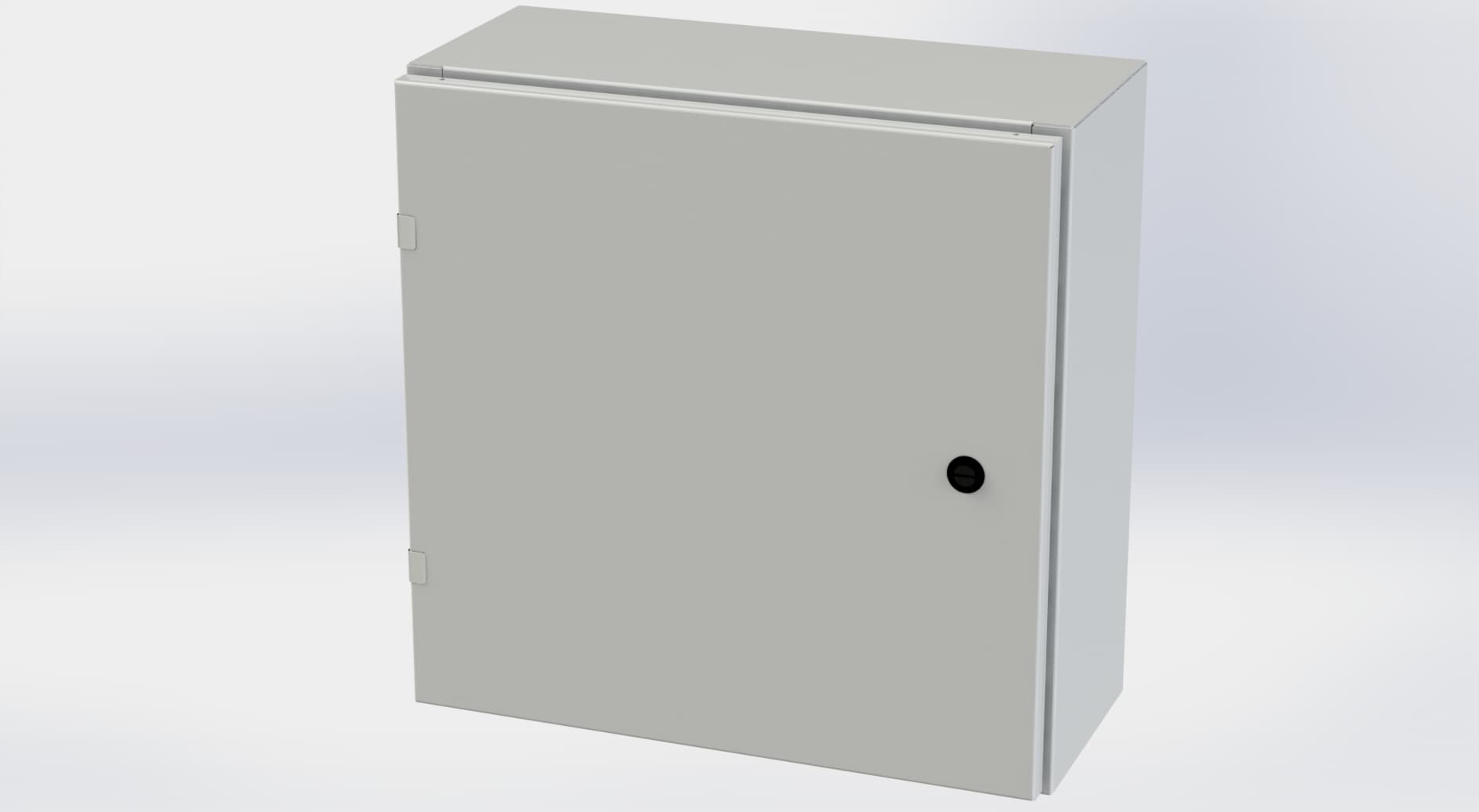 Saginaw Control SCE-20EL2008LPLG EL Enclosure, Height:20.00", Width:20.00", Depth:8.00", RAL 7035 gray powder coating inside and out. Optional sub-panels are powder coated white. SCE-20EL2008LPLG on Advantage Electric Supply