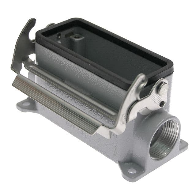 Mencom CVP-16L Standard, Rectangular Base, V-Type Single Latch, Surface mount, size 77.27, Side PG21 cable entry CVP-16L on Advantage Electric Supply