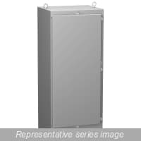 Hammond Manufacturing 1418N4W18 N4 Freestanding Encl - 72 x 25 x 18 - Steel/Gray 1418N4W18 on Advantage Electric Supply