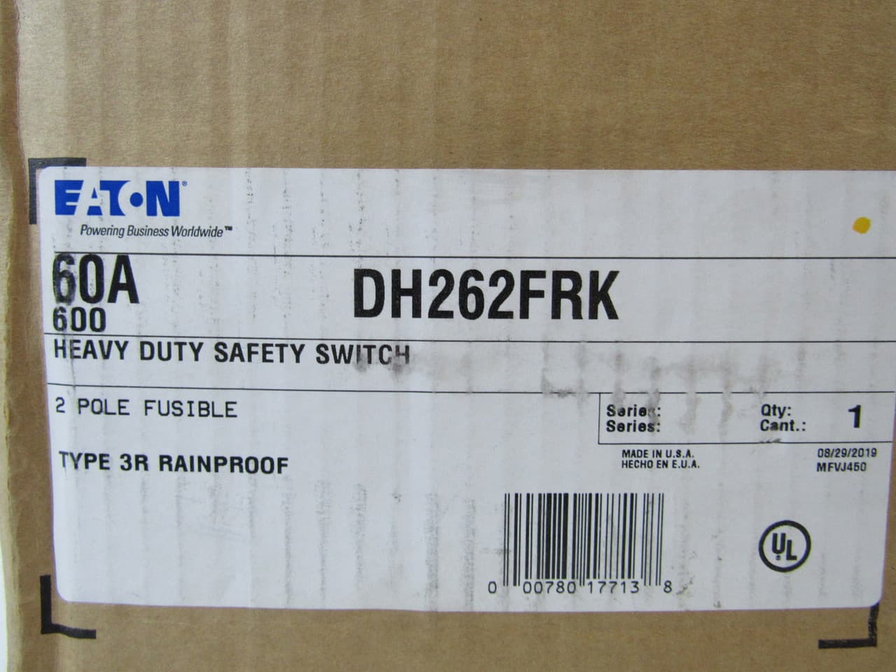 DH262FRK on Advantage Electric Supply