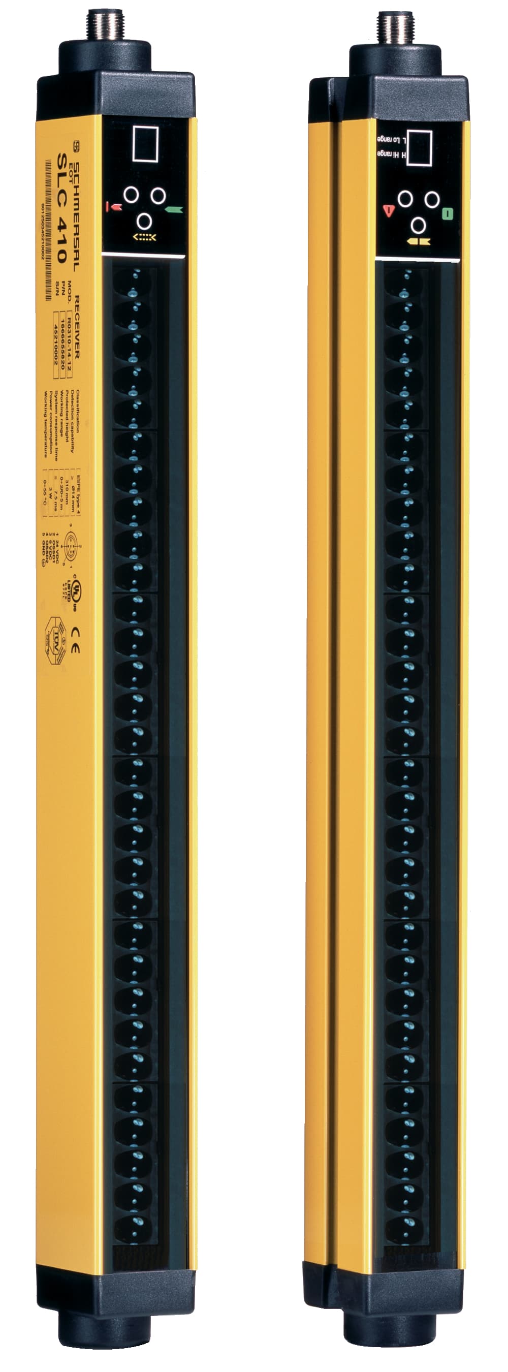 Schmersal SLC 410-E/R0460-90-RF Safety light grids and curtains (Archive); Safety light curtains (archive); NOTICE: Not available! (Replacement: SLC 420); Control Category 4 SLC 410-E/R0460-90-RF on Advantage Electric Supply
