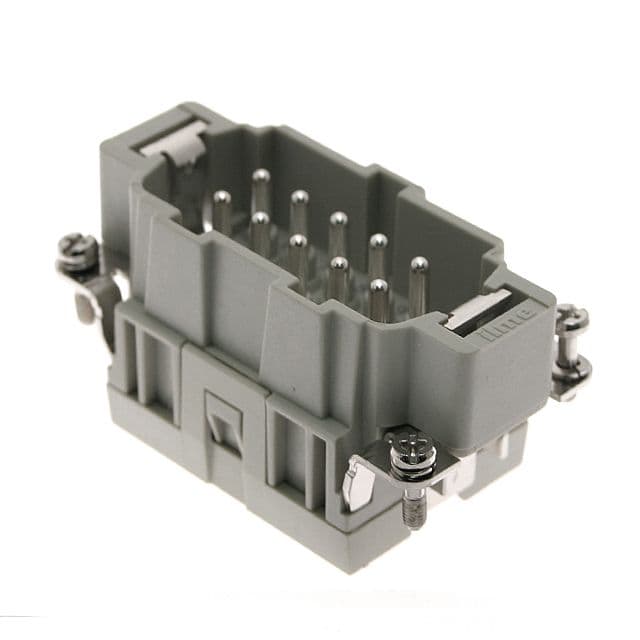 Mencom CSEM-10 Standard, CSE series, Male Rectangular Insert, size 57.27, 10 pin, 16 amp, Standard Spring CSEM-10 on Advantage Electric Supply