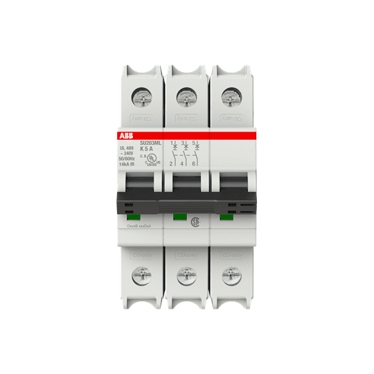 ABB Control SU203ML-K5 SU203ML-K5 ABB Control - MCB SU200ML 3P K 5A UL 489 SU203ML-K5 on Advantage Electric Supply